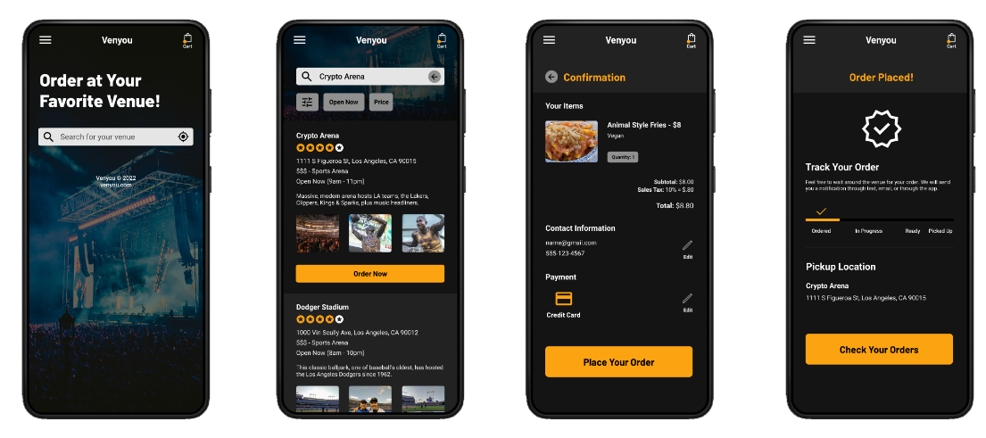 Venyou Mockups